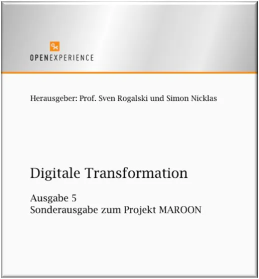 Cover des Tagungsbands Digitale Transformation, Ausgabe 5: Sonderausgabe zum Projekt MAROON